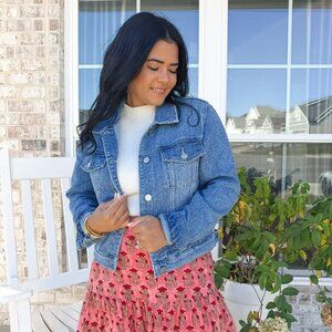 Just Black Denim medium wash JA801 - Lt - Stretch Classic Jacket